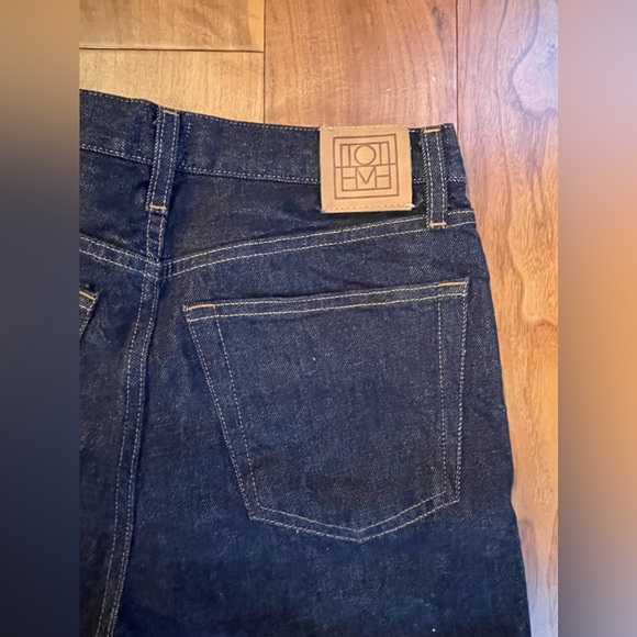 Toteme Denim - Toteme Twisted seam denim dark blue